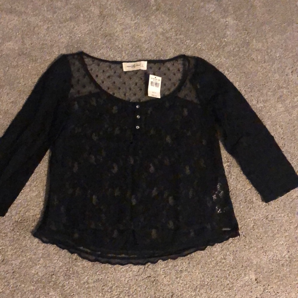 NWT Abercrombie lace blouse